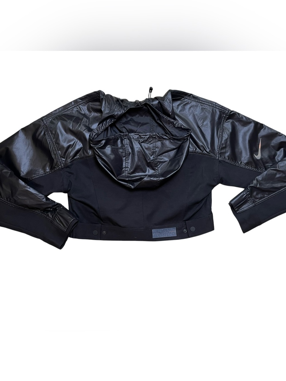 Nike City Ready Cropped Reflective Jacket | Small | Black | Excellent Condition - Picture 6 of 8
